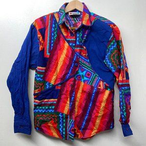 Vintage Wrangler Button Up Long Sleeved Shirt